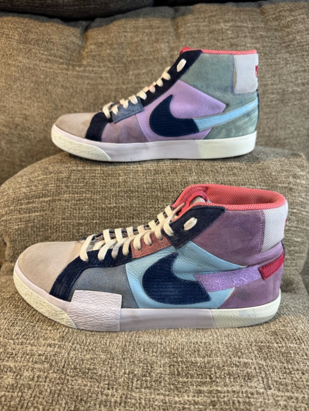 Nike SB Zoom Blazer Men’s Mosaic Pack Mid Skateboard Shoes FA8854-500 Sz 8 - Picture 2 of 11